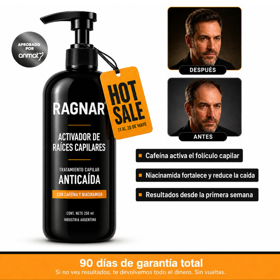 RAGNAR® - Tratamiento Profesional Activador de Raices Capilares